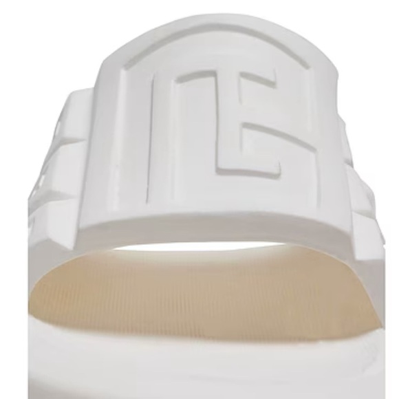 🌷❗️Sale❗️Balmain White Ari Slides - Picture 5 of 7